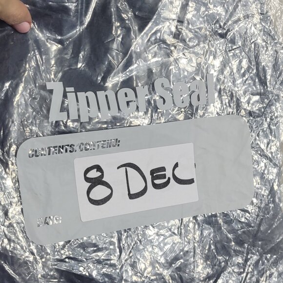 Abril Women's Blue Casual Sleeveless Button & Zipper Front Puffer Jacket Size M - Picture 12 of 13